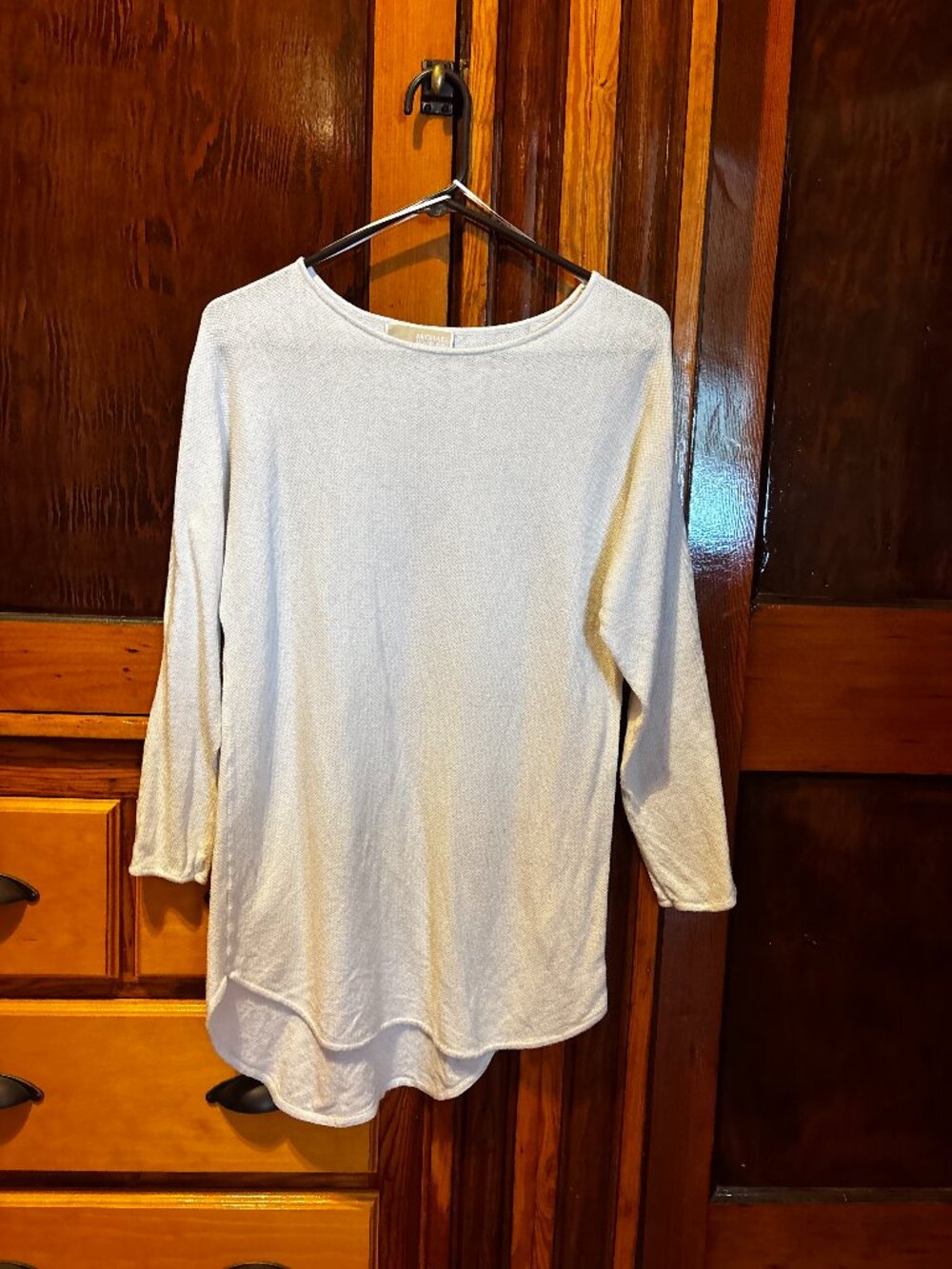 Michael Kors Lightweight Cotton Blend Oversized Sweater Size Medium